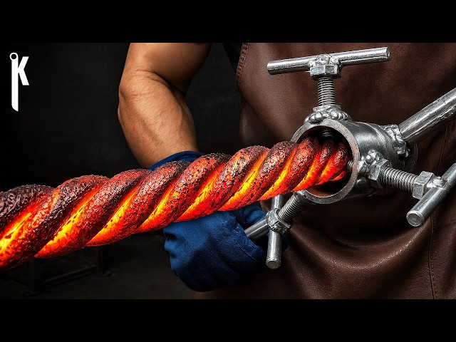 I Forged 3 Different Metals into a Stunning Damascus Knife!