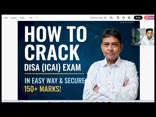 How To Crack The DISA (ICAI) Exam Easily In A Single Attempt?
