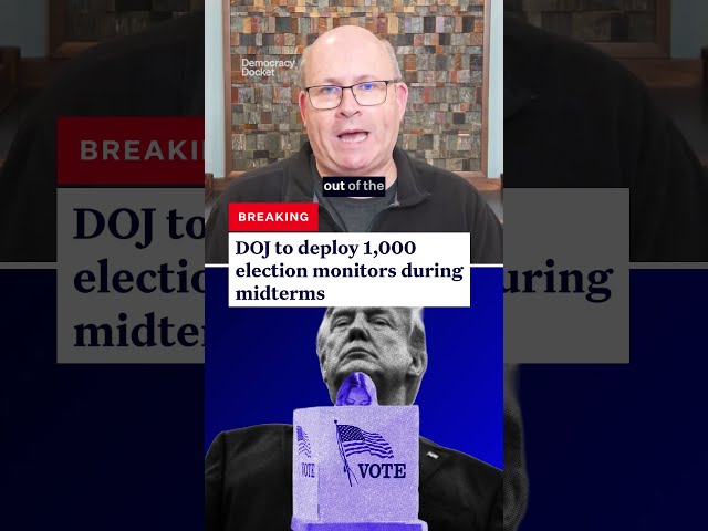 Trump's Department of Justice Just Revealed Their Plans For the Midterms