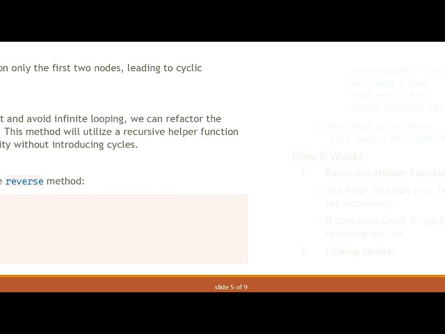 Understanding the Infinite Loop Issue in Linked List Reversal with Python
