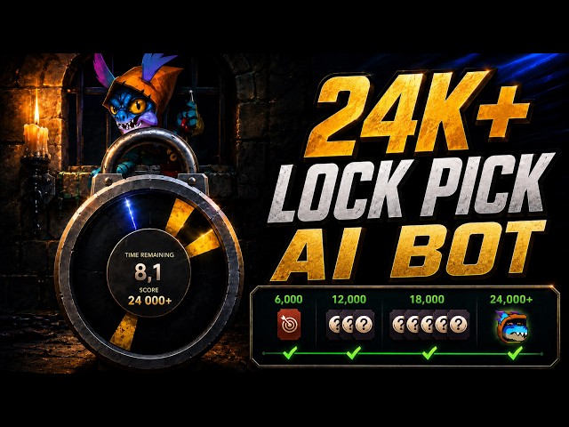 Dota 2 Pick the Lock AI Bot — 24,000+ Score in Dark Carnival
