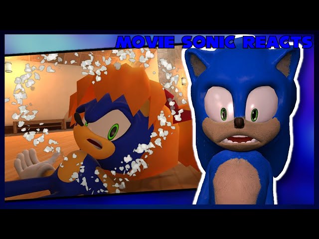 Movie Sonic Reacts to SMG4: If Mario was in The Sonic Movie