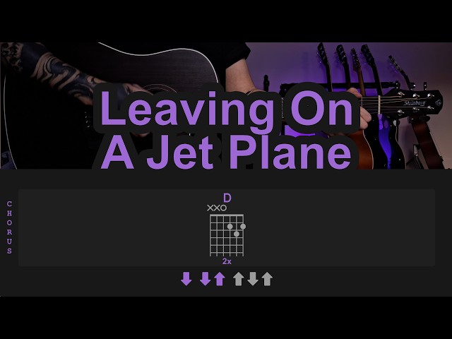 Leaving On A Jet Plane - John Denver | Guitar Lesson/Tutorial with Chords/Tabs and Lyrics