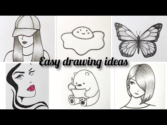 Easy drawing ideas for beginners | Creative drawing ideas 