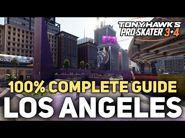 Los Angeles - All Goals & Secrets - Tony Hawk's Pro Skater 3 + 4