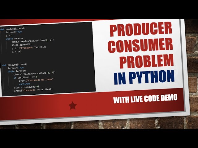 [Live Demo] Python Producer Consumer Problem | Producer & Consumer Multithreading Solution In Python