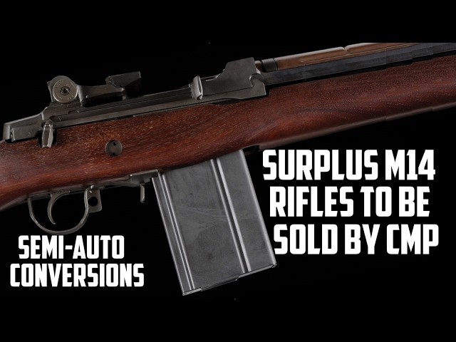 El CMP venderá rifles M14 excedentes: "Convertidos permanentemente" a semiautomáticos