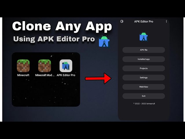 Clone any app using Apk Editor Pro | Apk Editor Pro Free Download