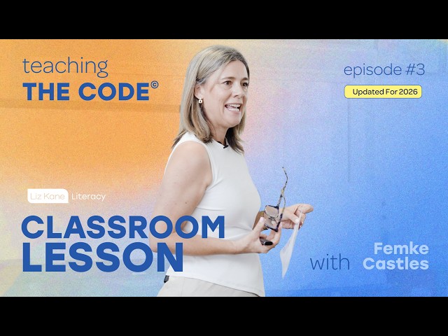 Teaching Spelling in a Year 5/6 Classroom | The Code Lessons | Liz Kane Literacy