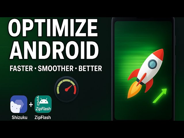 How to Optimize Android for Speed | Make Your Phone Faster with Shizuku & ZipFlash