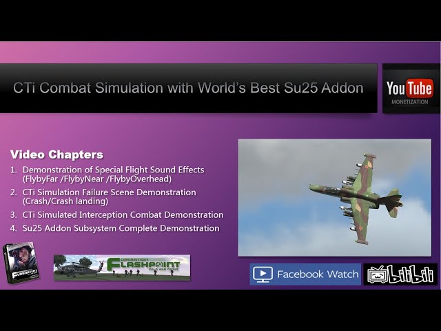 闪点行动/ARMA CTi interception Combat Simulation ＆ Feature demo with World's Best Su25 AddonCTi拦截作战模拟演示