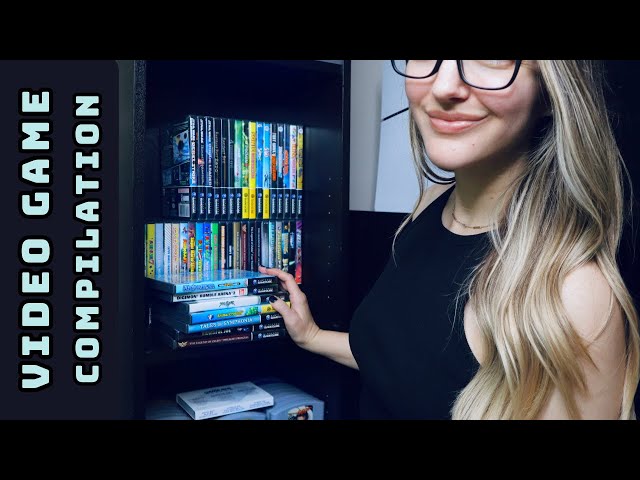 ASMR Organizing & Cleaning Video Game Collection 🎮⭐ COMPILATION