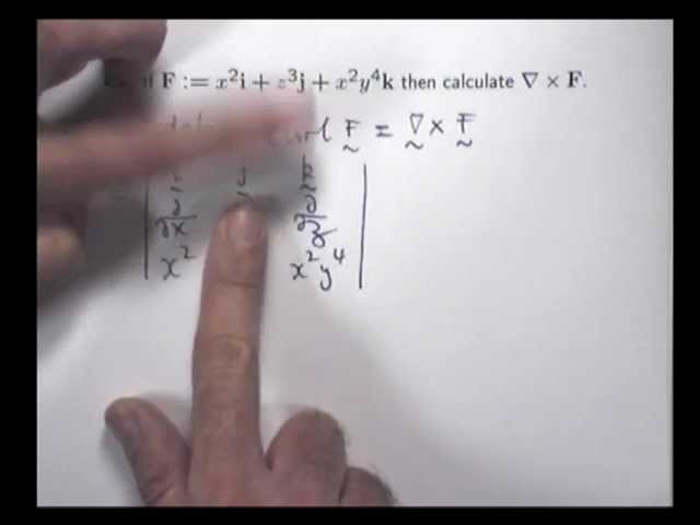 How to calculate the curl