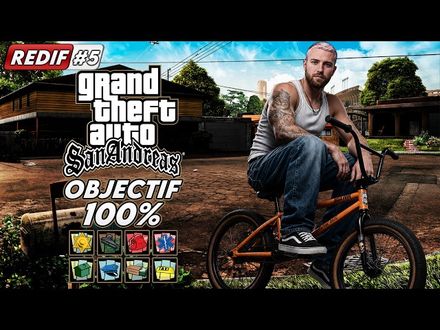 🔥 GTA San Andreas Definitive Edition 💸| OBJECTIF PLATINE & 100% 😱Missions & Défis [LIVE FR ]