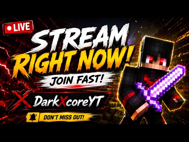 MINECRAFT Stream 😎|DarkXcoreYT | #live #minecraft #stream