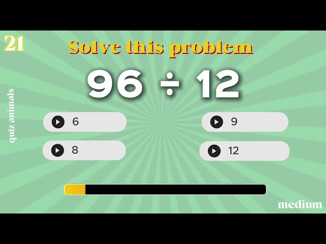 Can You Solve Math Problems in 5 Seconds? 🧠 | 3-Level Math Quiz Challenge