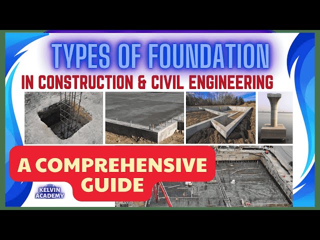 Master Civil Engineering and Construction with TYPES of FOUNDATION: A Complete Video Course