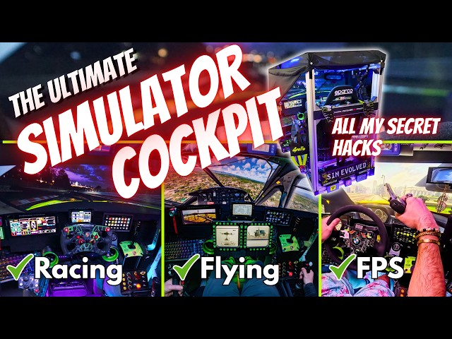My Insane Sim Racing & Flight Setup | Motion Rig Tour