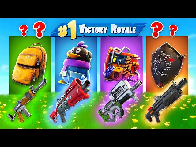 The *RANDOM* Back Bling Skin CHALLENGE In Fortnite Battle Royale!