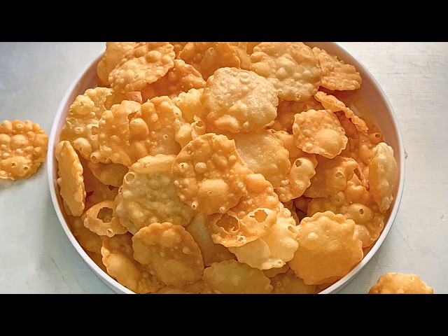 Only Flour & Water! Super Crispy Homemade Crackers Recipe