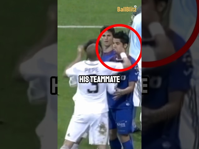 When Pepe threw hands with Benzema in the champions league Final.😳😰