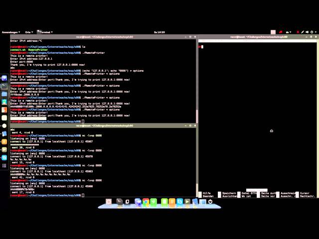IWCTF 2016 - Remote Printer - EXP80 (Format String Exploit)