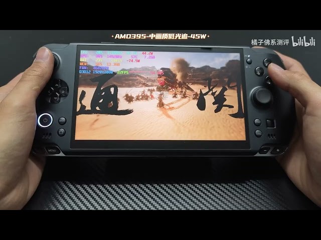 Hundred monkeys with ray tracing on GPD Win5