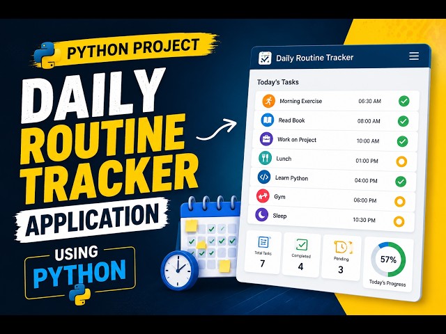 Daily Routine Tracker Application Using Python
