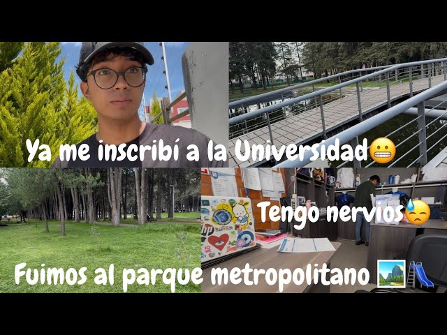 YA ME INSCRIBÍ😬😓ENFERMERÍA 👨‍⚕️🩻, VISITANDO EL PARQUE METROPOLITANO🏞️🛝