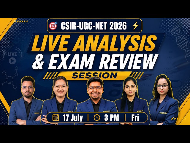 🔴 LIVE: CSIR NET Life Science 2026 Exam Analysis 🔥 | Kaisa Raha Paper? | Difficulty Level |