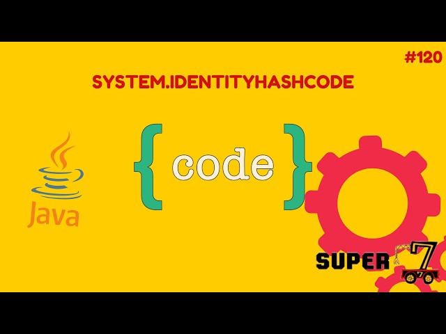 Java Programming Series Episode 120: System.identityHashCode()
