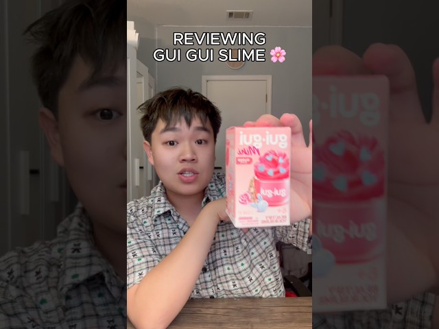 Reviewing gui gui slime! #slime #squishy #guigui