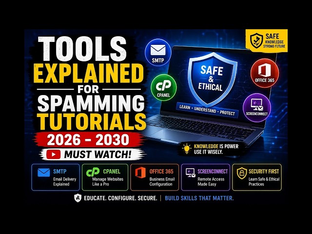 🔴 LIVE: BEC SPAMMING TOOLS EXPLAINED STEP BY STEP | Beginner’s Guide 2026