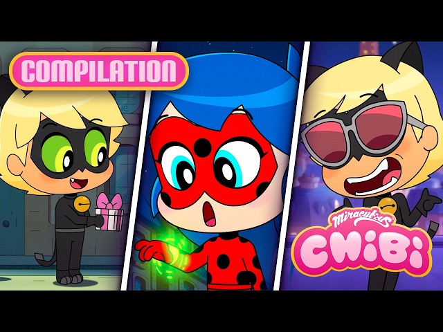 MIRACULOUS CHIBI | 🐞 COMPILATION - LADYNOIR #2 ✨ | ▶️ Season 2