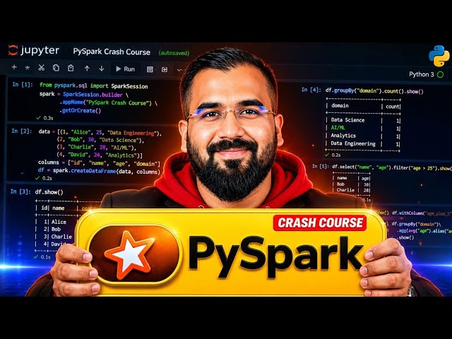 PySpark Crash Course | Explained with Detailed Practical Implementation in Hindi 