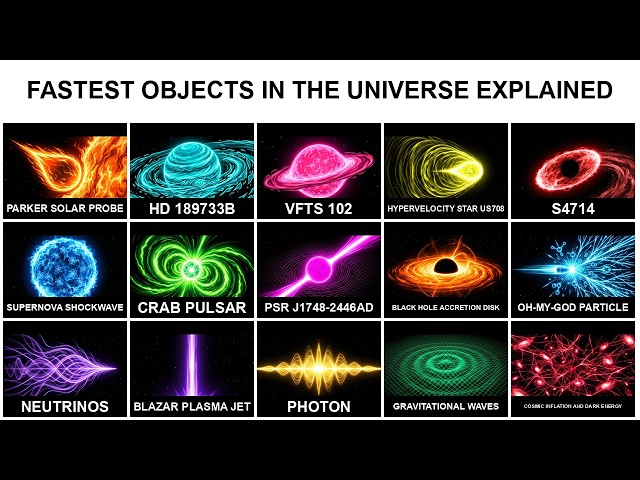 Fastest Objests In The Space Explained in 12 Mins