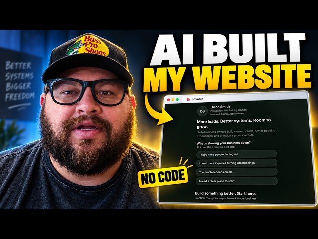 How to Build a Website With AI (Lovable Tutorial for Beginners)