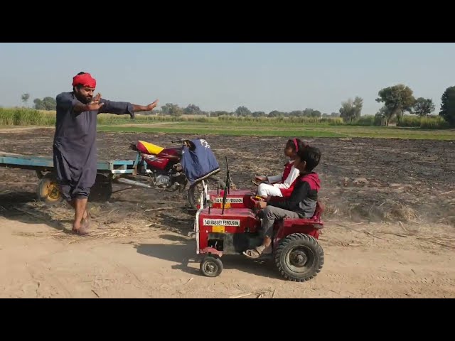 MIni Tractot help Ricsha Driver  [ adam ji tarctor  ] #adamjitractor #minitractor