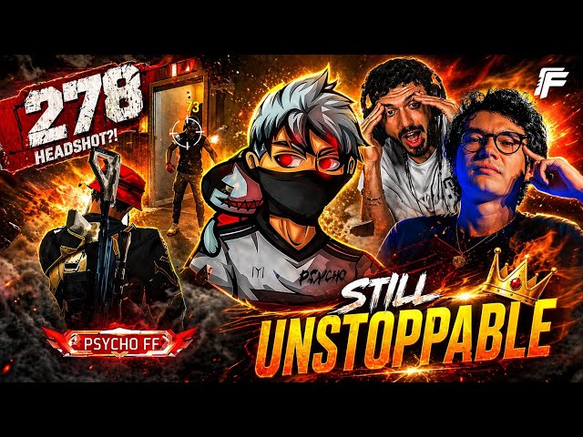 STILL UNSTOPPABLE AND UNBEATABLE 😤🔥 EVERY STREAMER IS SHOCKED 😱 | PSYCHO FF 🔥💀