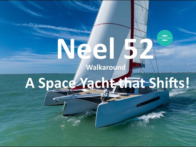 Neel 52 Trimaran - the Space Yacht that SHIFTS! Walkaround and thoughts from La Grande Motte