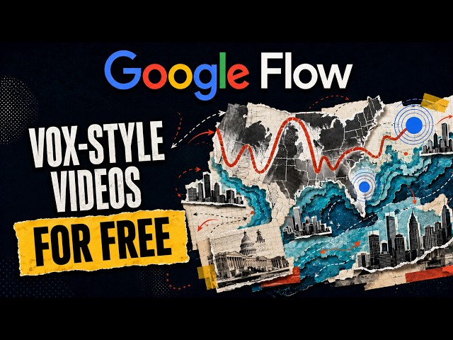 How to Create Vox-Style Explainer Videos with Google Flow - No Animation Skills Needed!