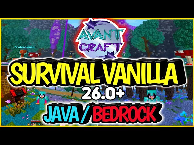 ✅🔥The Ultimate New VANILLA SURVIVAL SERVER for #MINECRAFT (Bedrock & Java)