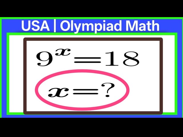 USA | A very nice Algebra Equation Olympiad Math challenge Can you find the value of x?