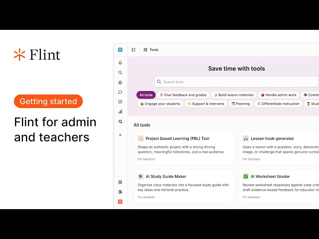 Getting Started: Flint for Admin and Teachers