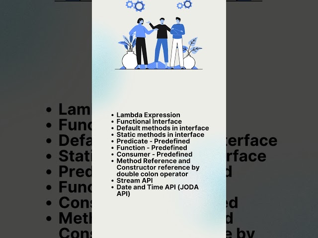 What are the new features of Java 8?  #java8 #steamapi #lambdaexpression