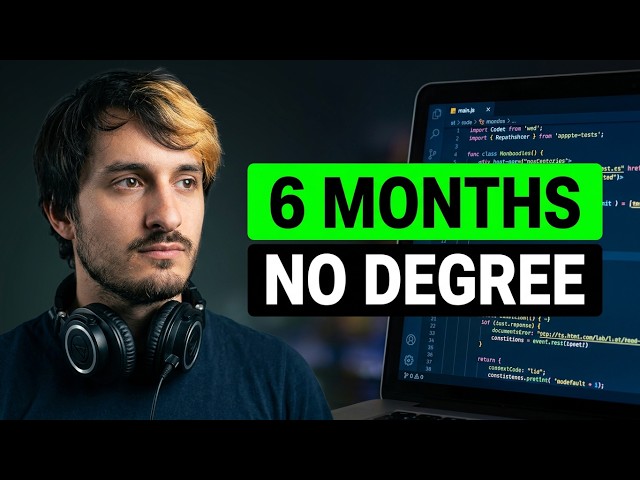 I Got a Web Developer Job in 6 Months with NO Degree