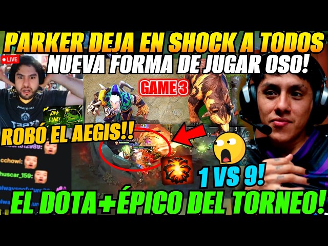 😲PARKER LEAVES everyone IN SHOCK! with NEW WAY to play LONE DRUID!😲Team JENZ vs SYNTAX Game 3