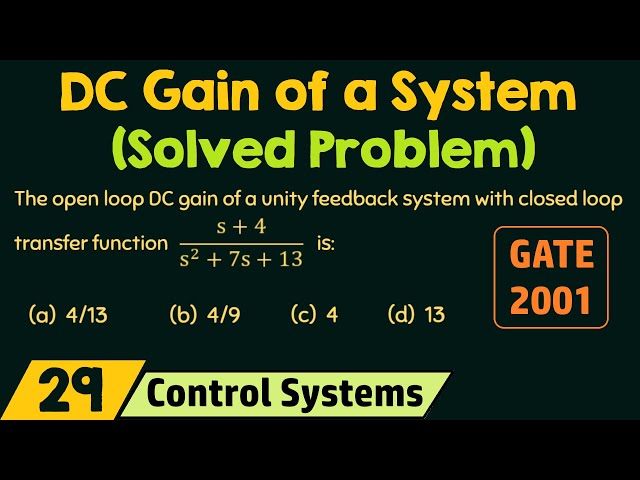 DC Gain of a System (Solved Problem)