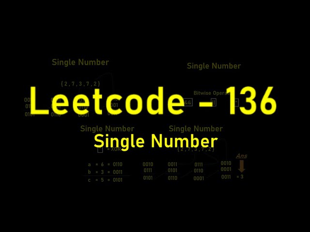 Leetcode 136 - Single Number - Java