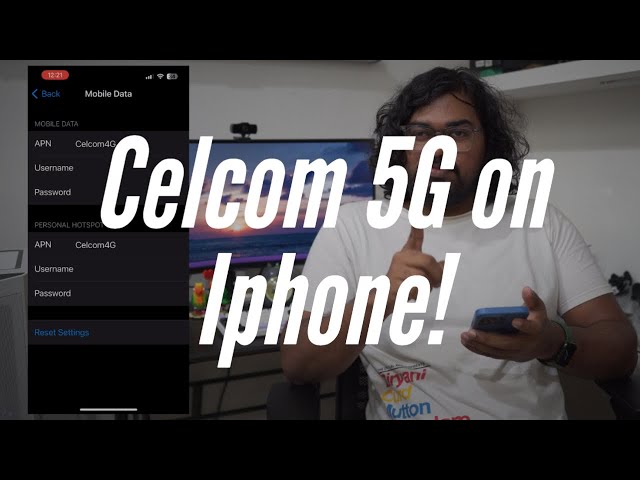 How to use Celcom 5G on iPhone? [TUTORIAL]